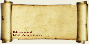 Jana Naumović vizit kartica